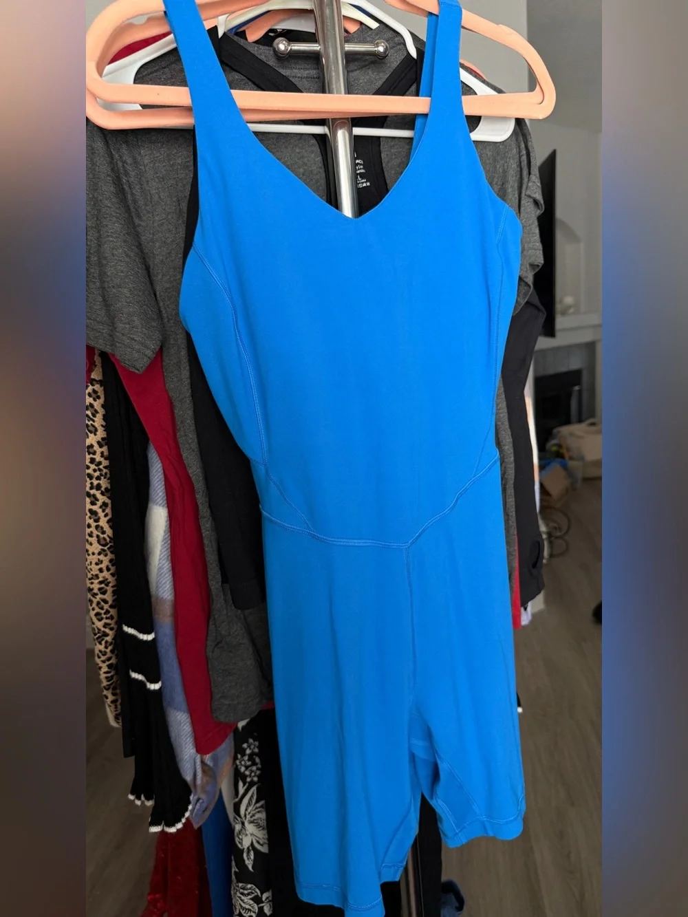 lululemon athletica Bright Blue One-Piece Jumpsuit Romper